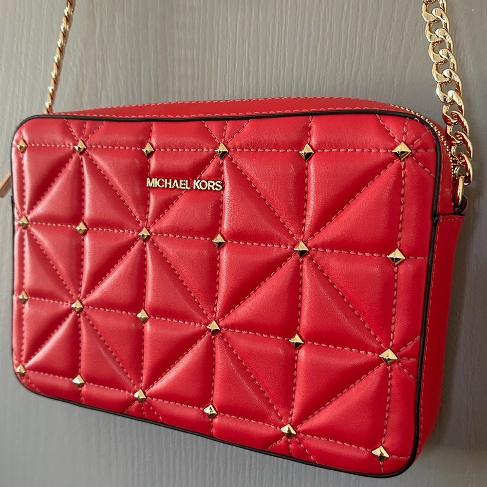 MICHAEL Kors | NWT | Quilted Crossbody Purse (Purse ONLY) | Deep Pink